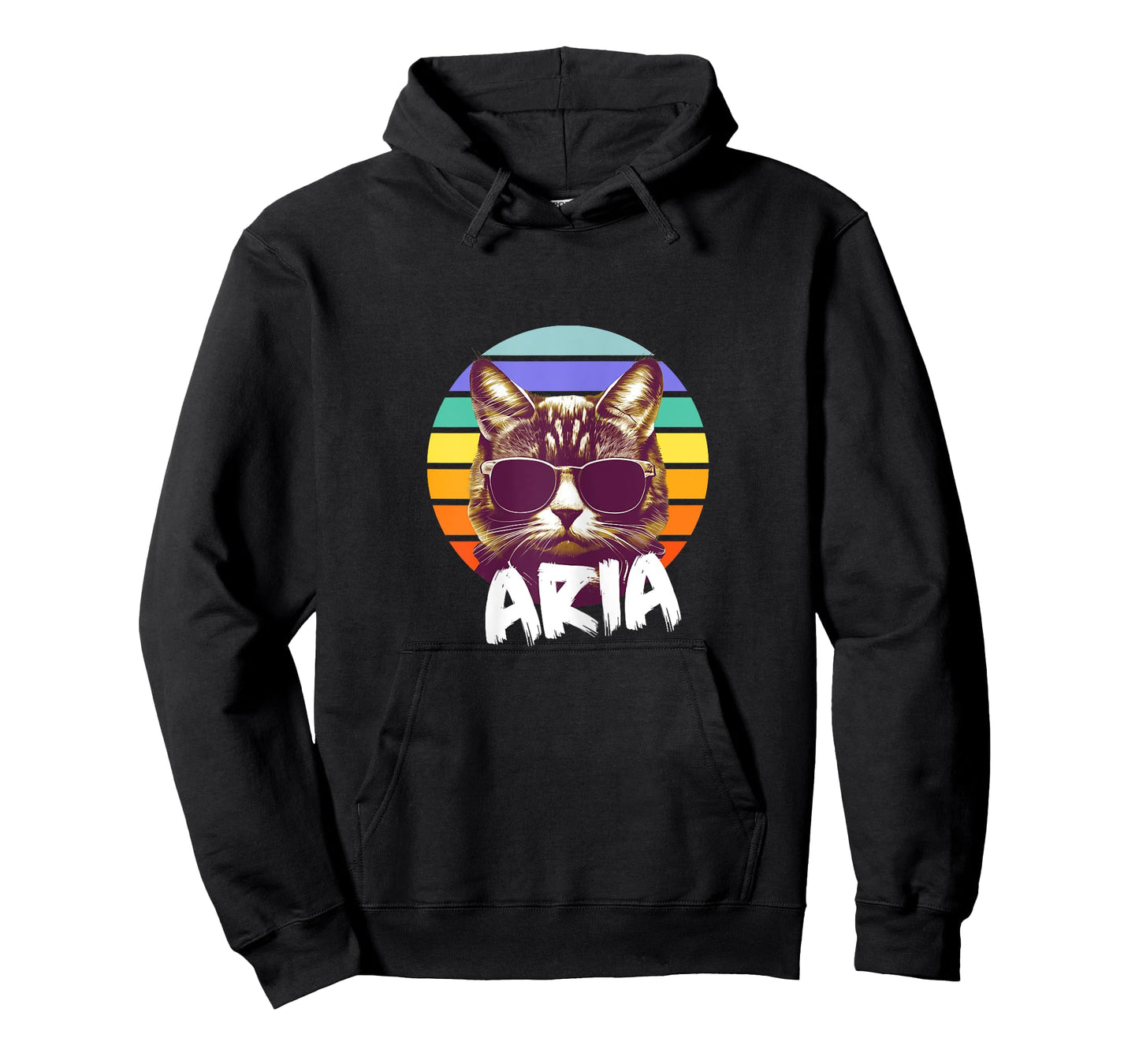 ARIA - Beautiful girl name with a cool funny Cat T-Shirt