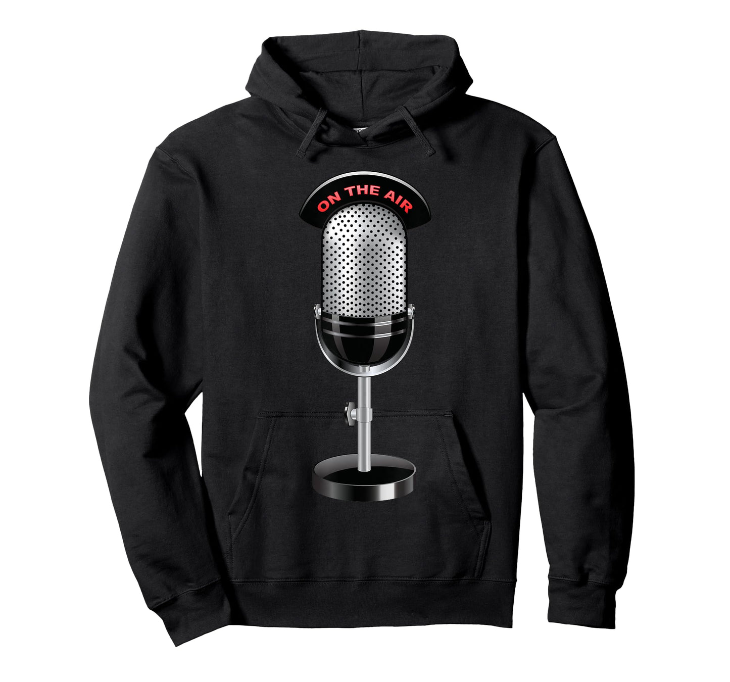 On The Air With Radio Host And Podcasting Microphone T-Shirt