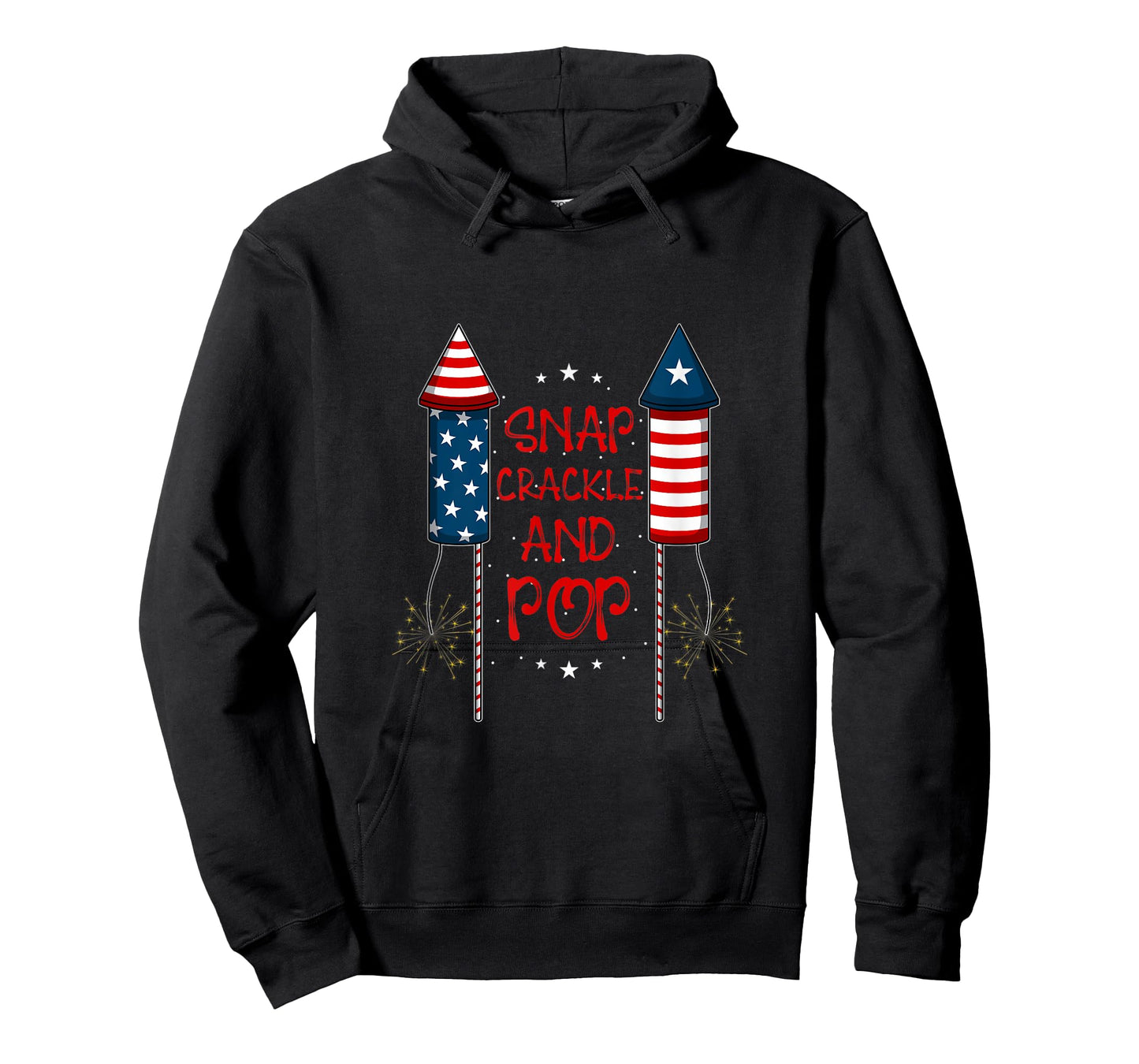 4h of July Fireworks Patriotic American Snap Crackle & Pop Women Men T-Shirt