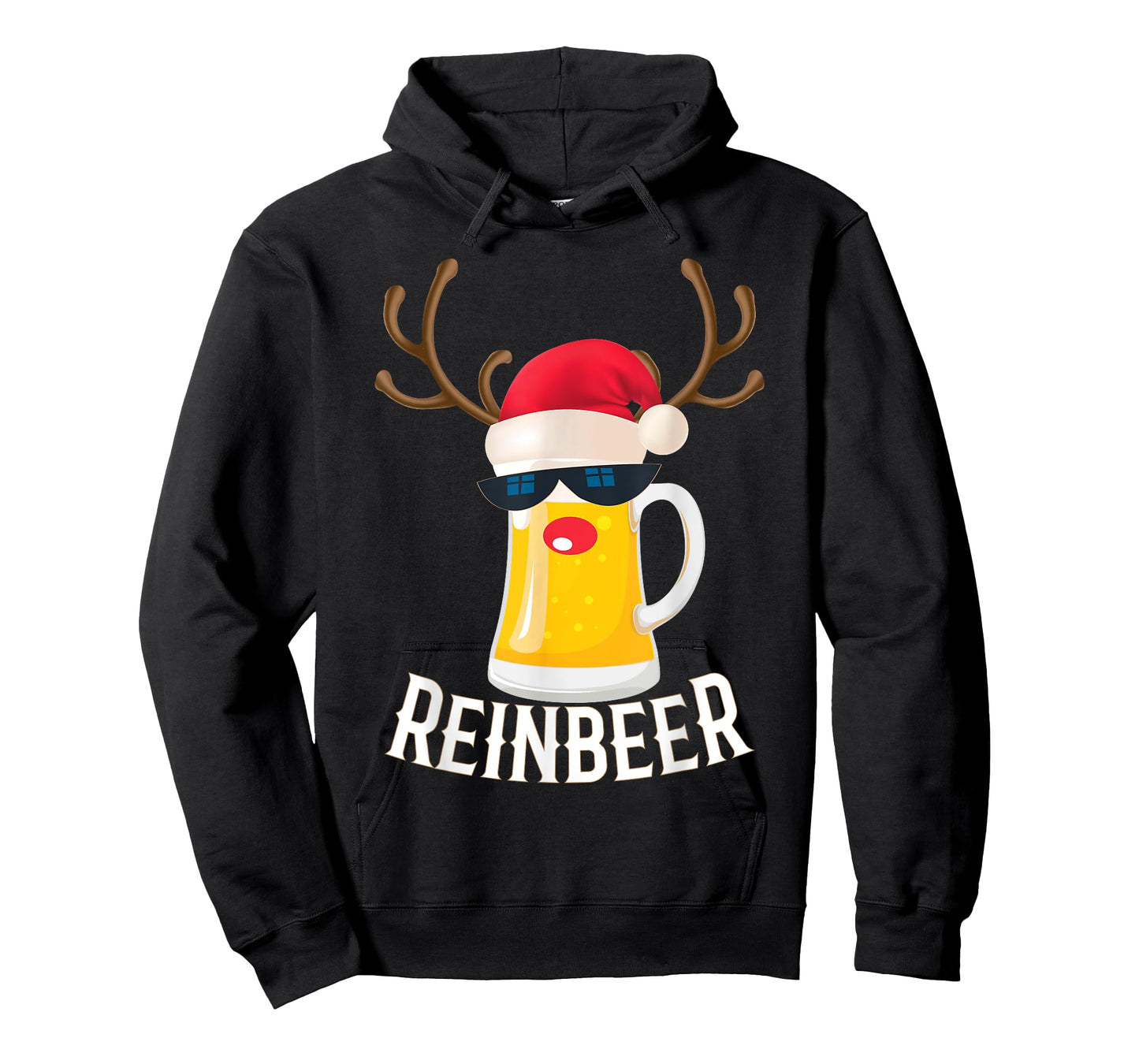 Gifts for Beer Drinkers- Reindeer Funny Christmas Drinking T-Shirt