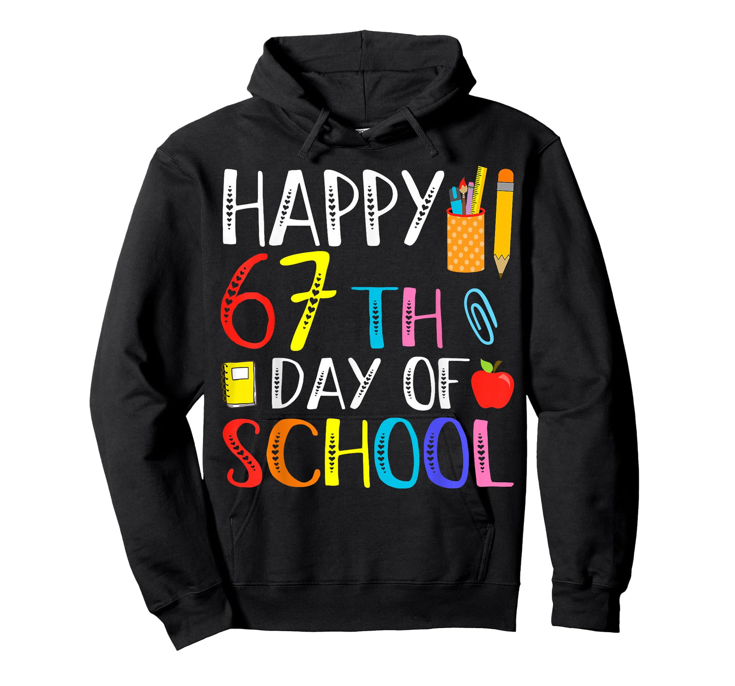 Happy 67th Day of School Meme 100th Day Funny Quote T-Shirt