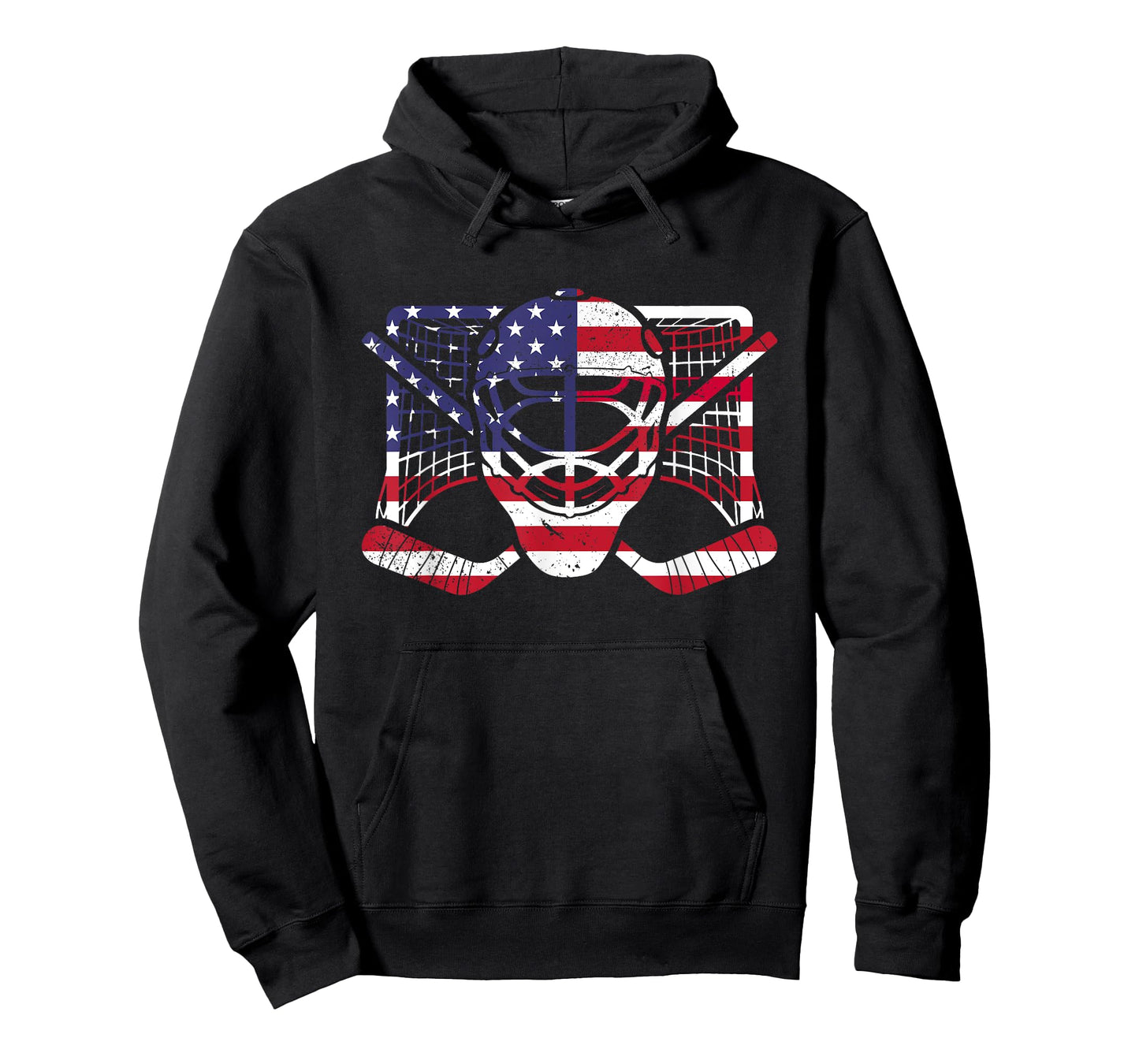 Ice Hockey Goalie American Flag USA Goalie mask 4th of July T-Shirt