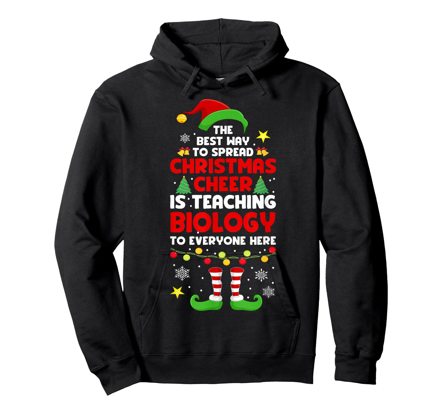 Christmas Biology Teacher Funny Xmas Christmas Cheer T-Shirt