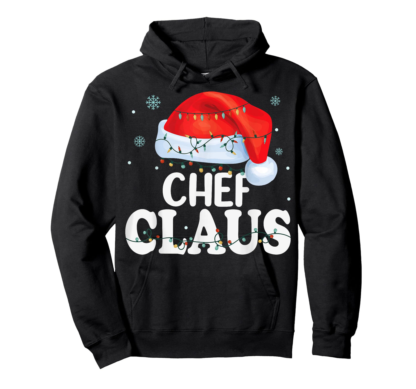 Chef Santa Claus Christmas Funny Matching Costume T-Shirt