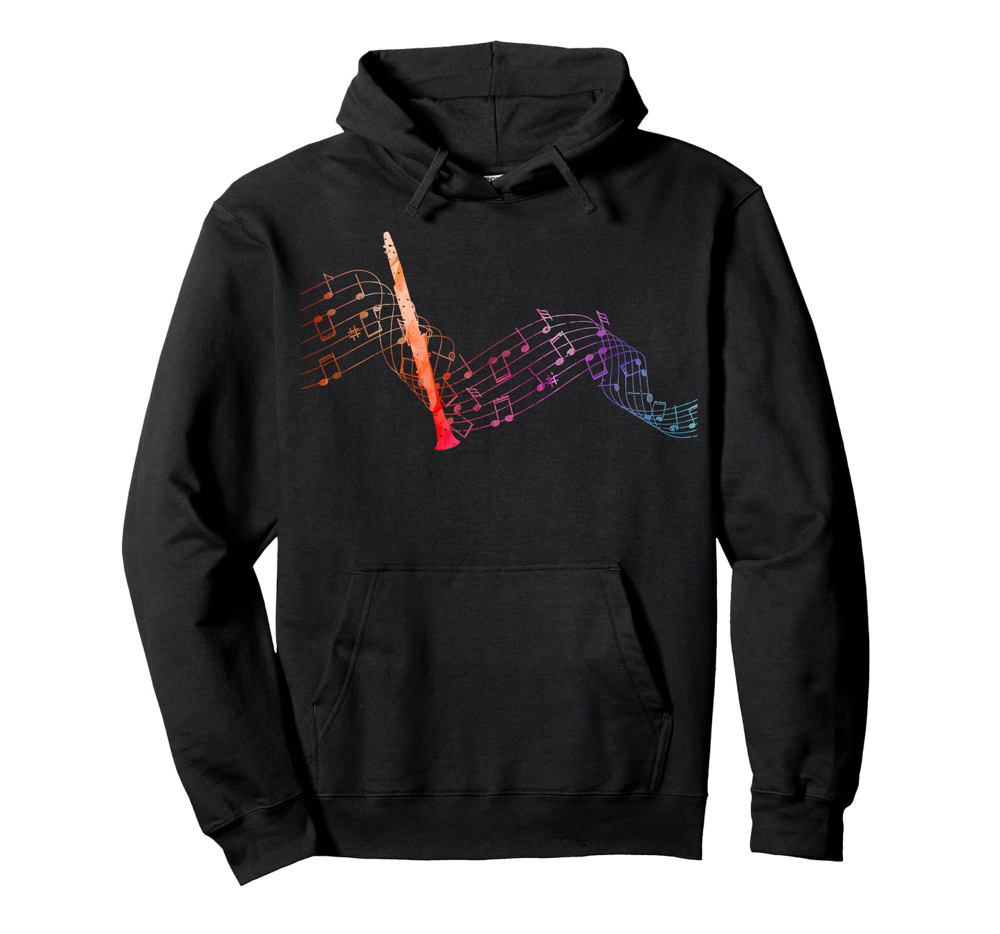 Colourful Clarinet Sheet Music with Clarinet T-Shirt