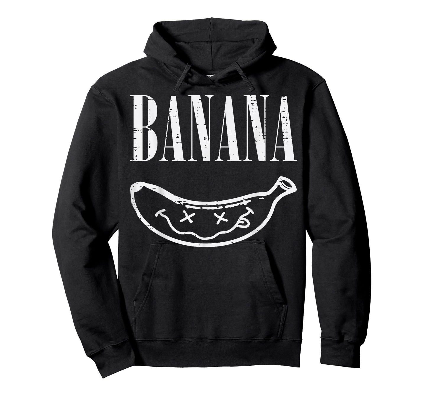 Banana Face Funny Tropical Fruit Meme Art Men Women Kids T-Shirt
