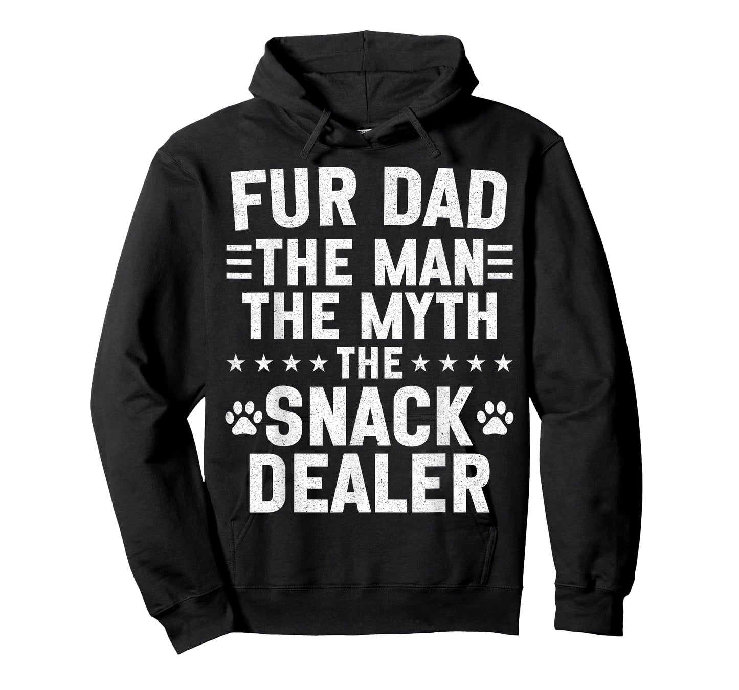 Fur Dad The Man The Myth Snack Dealer Father Day Cat Dog T-Shirt