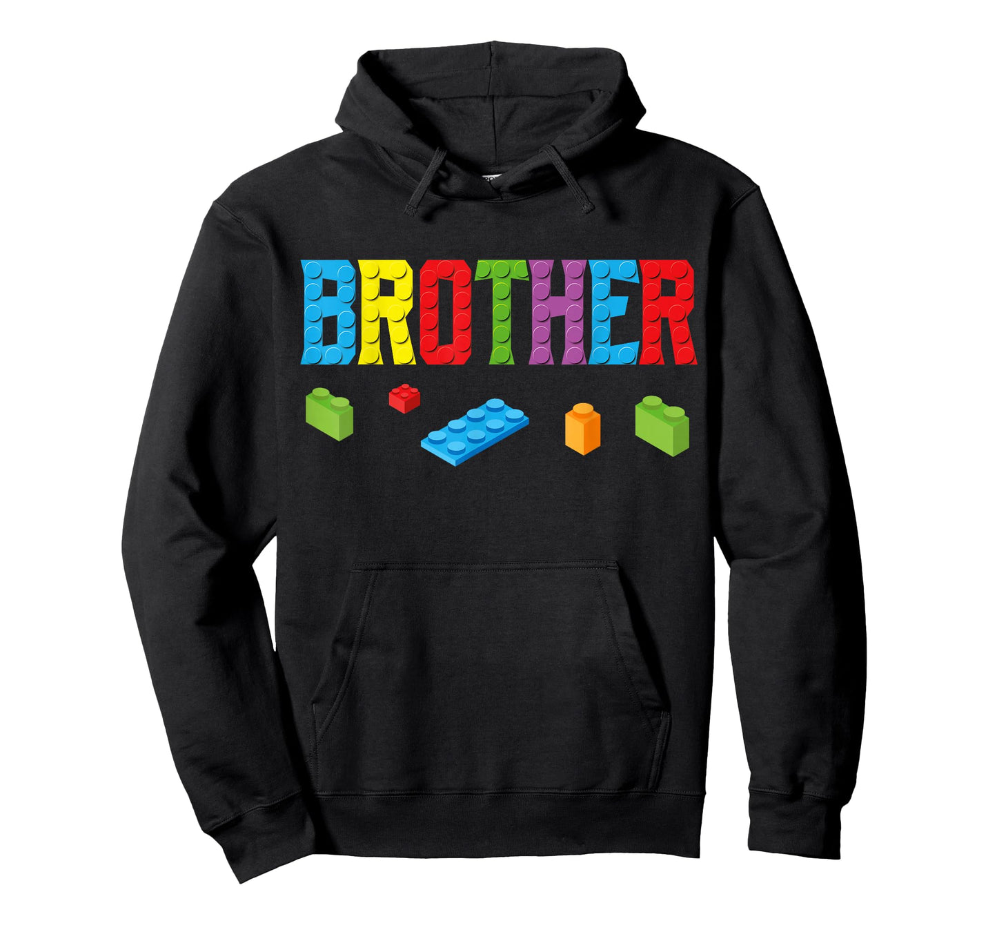 Brother Master Builder Building Bricks Blocks Family Set Men T-Shirt
