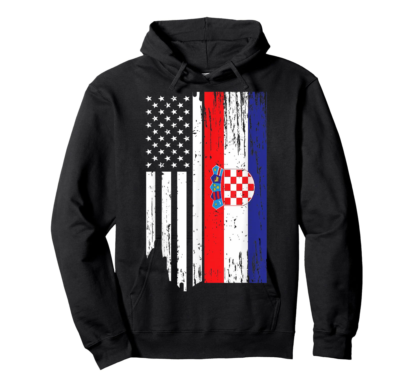 Croatian American Flag Tshirt Gift Idea For Proud Croatians