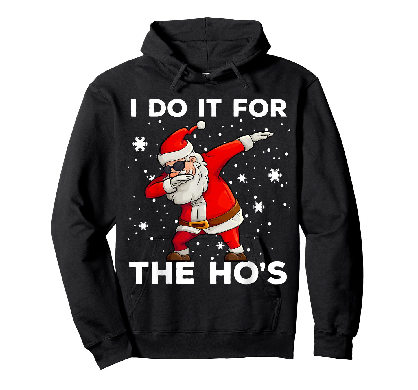 I Do It For The Hos Dabbing Santa Claus Christmas Kids Boys T-Shirt