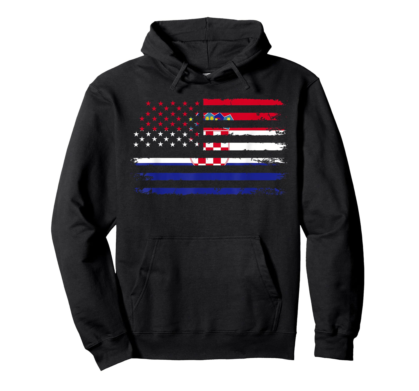 American Croatia Flag T-Shirt