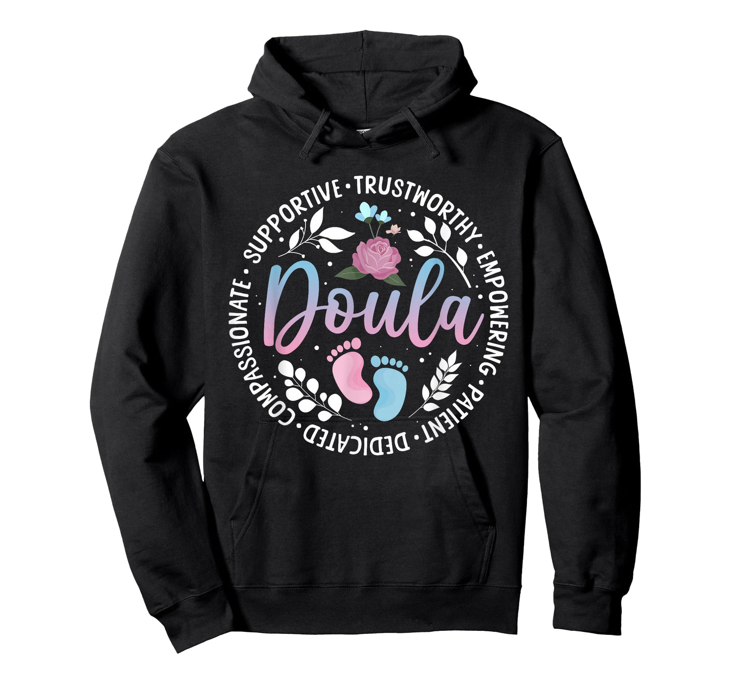 Cute Doula Art For Women Mom Midwife Labor & Delivery Doula T-Shirt