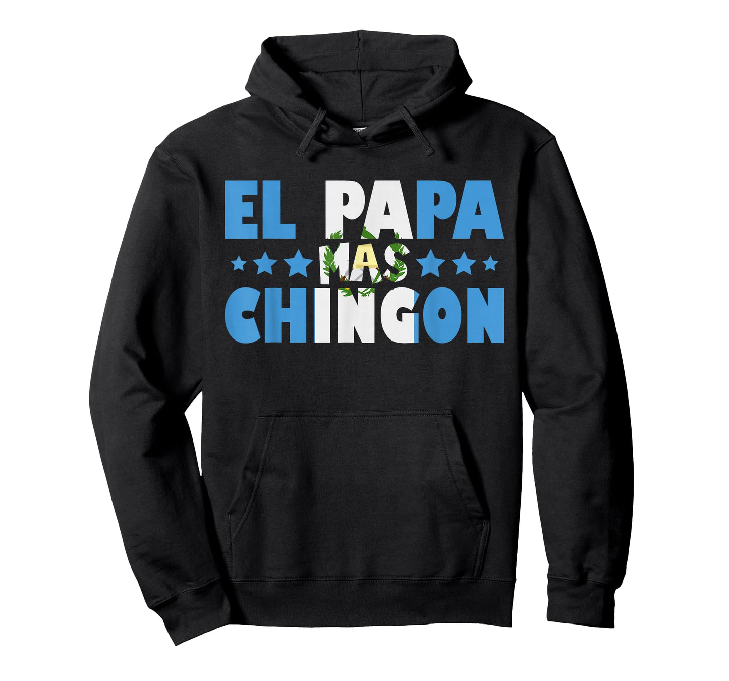 El Papa Mas Chingon Guatemala Flag Father's Day Latino Dad T-Shirt