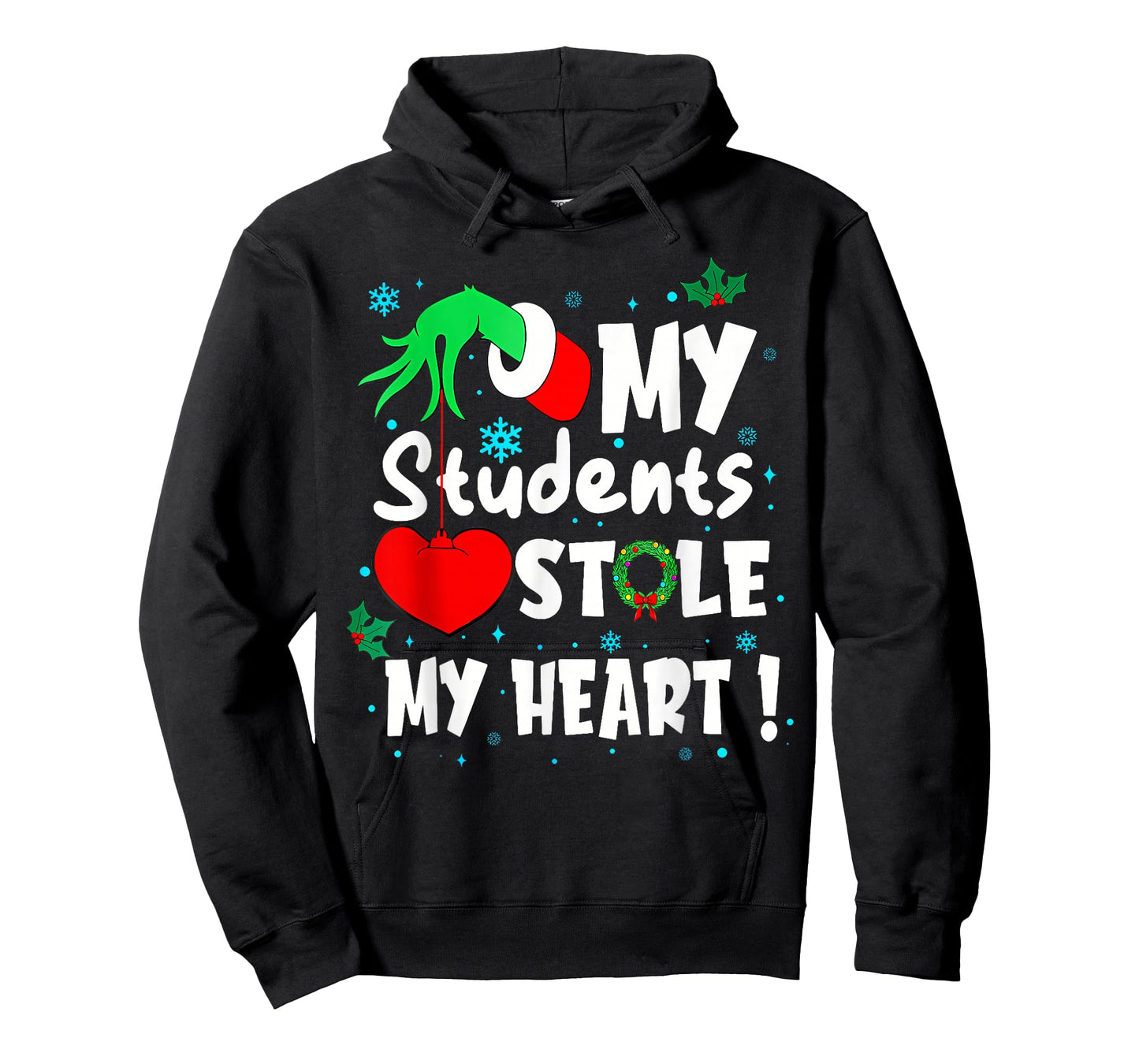 Tis The Season Christmas Funny My Students Stole My Heart T-Shirt