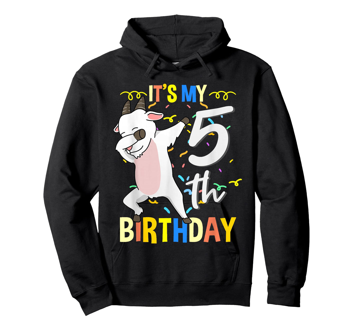 Its My 5th Birthday Dabbing Goat T-Shirt