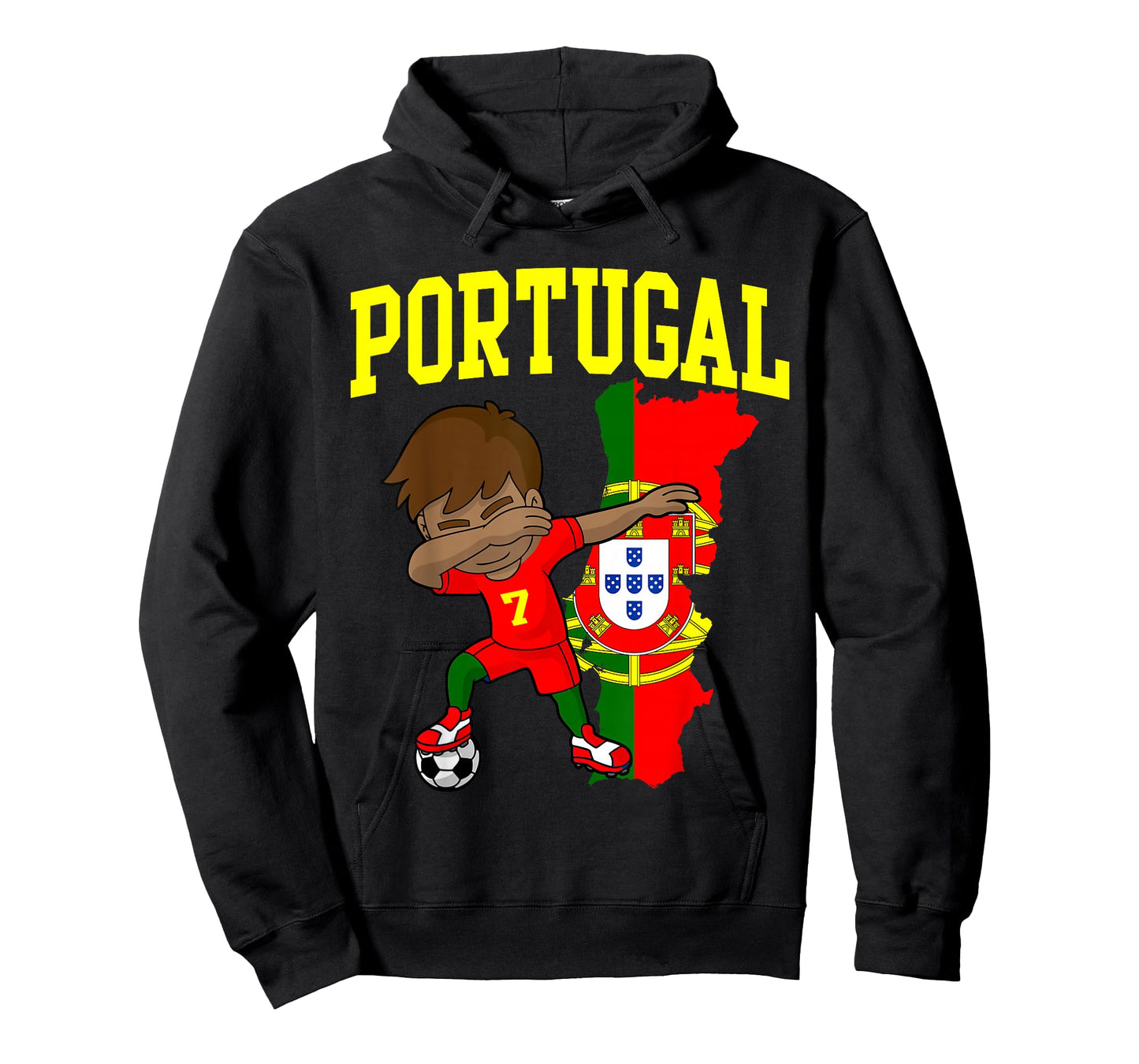 Portugal Soccer Dabbing Football Portuguese T-Shirt