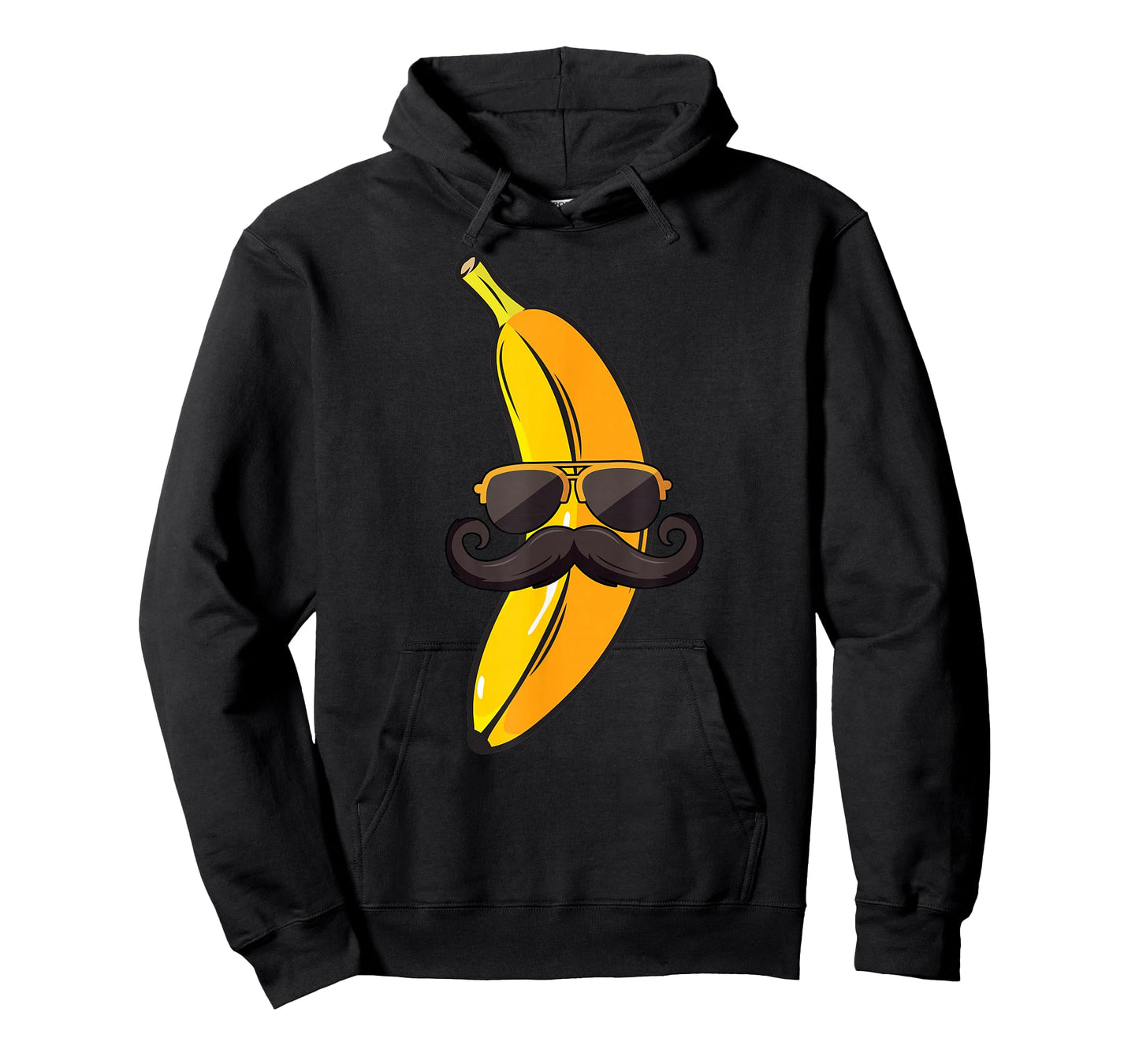 Banana Mustache Sunglasses Face Funny Fruit Cool Banana T-Shirt