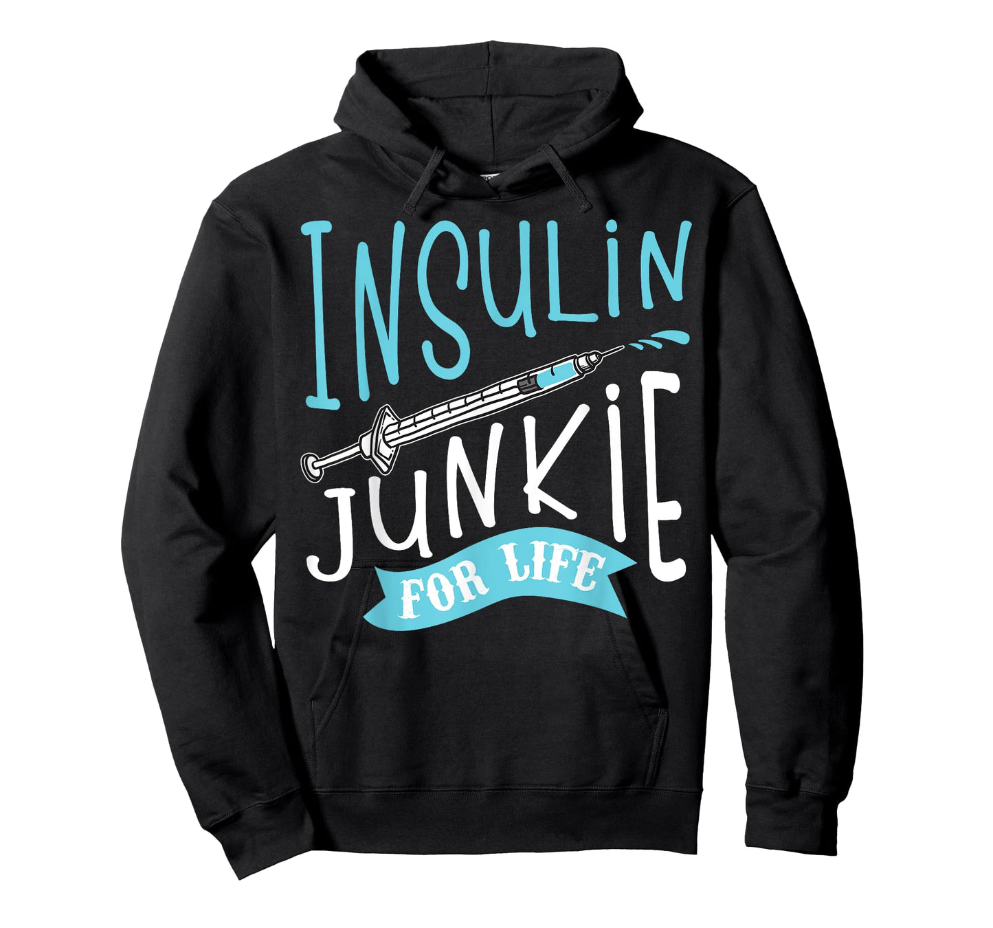 Cool Insulin Junkie Funny Diabetes Awareness Gift Men Women T-Shirt
