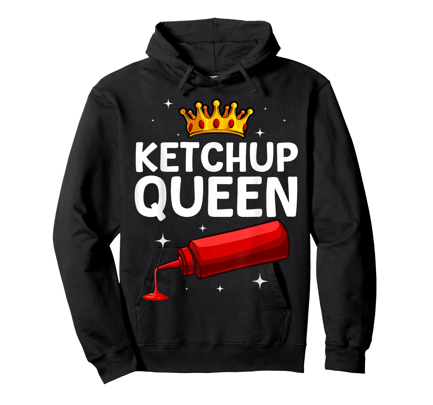 Cool Ketchup Queen Art For Women Girls Tomato Ketchup Lover T-Shirt
