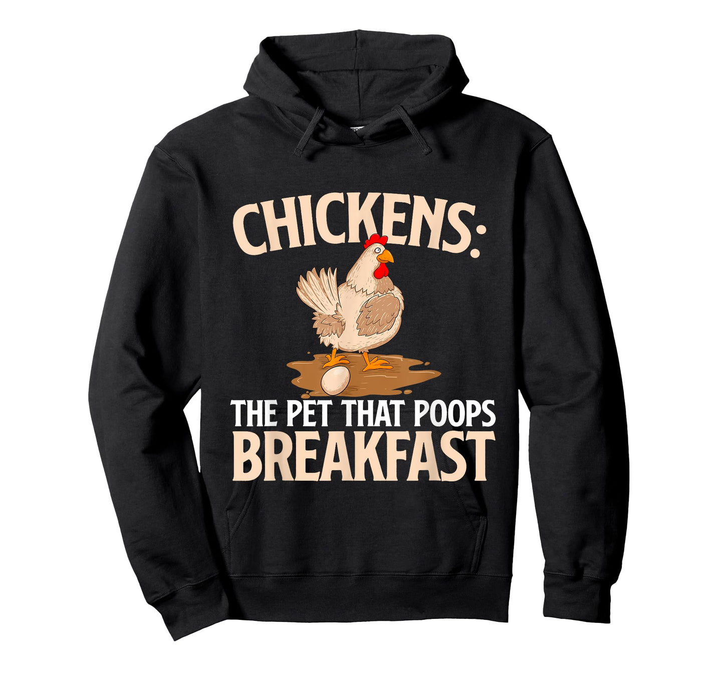 Chickens The Pet That Poops Breakfast - Chicken Lover Farmer T-Shirt