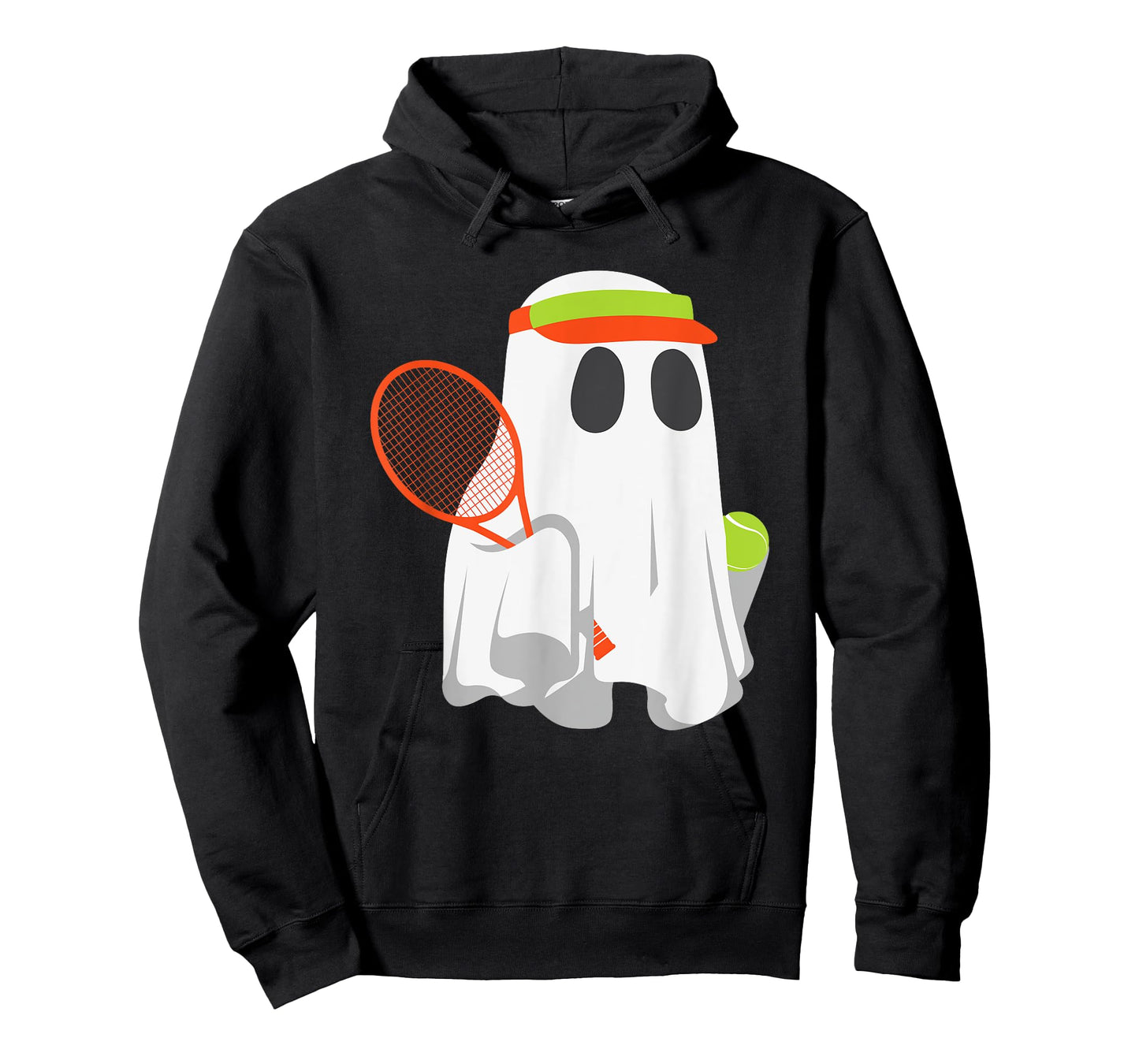 Funny Halloween Tennis Player Ghost Men Women Kids Matching T-Shirt