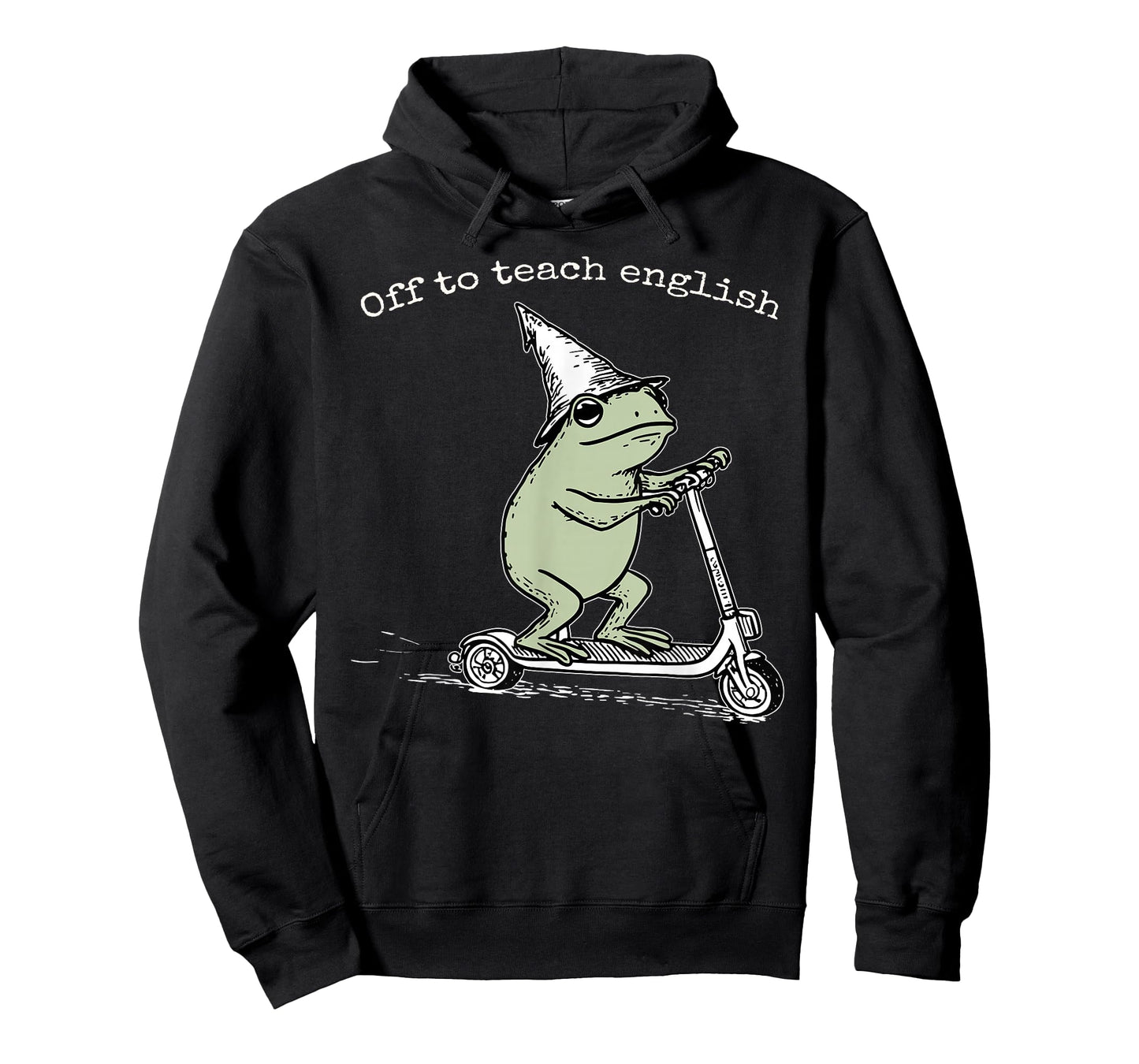 Off to Teach English Scooter Frog ESL Teacher Literature T-Shirt