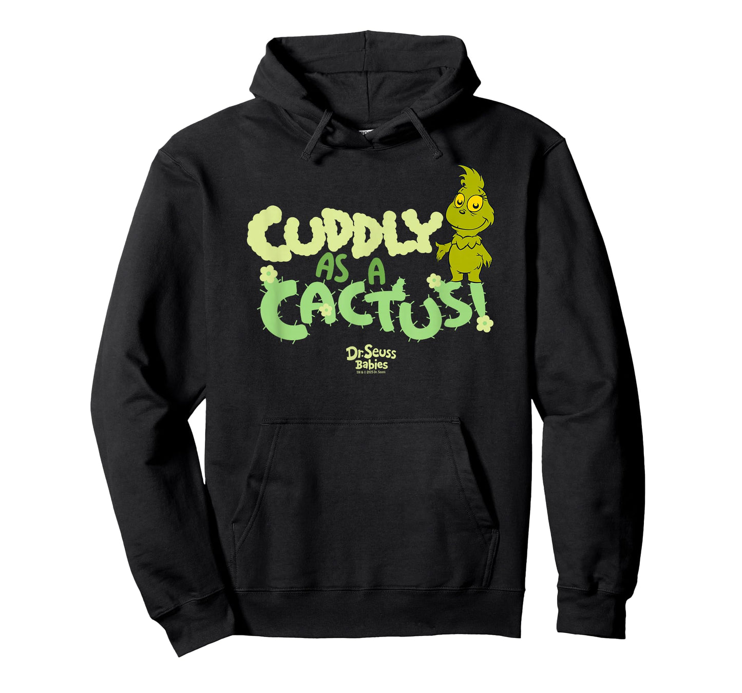 Dr.Seuss Baby Grinch Cuddly As A Cactus Officially Licensed T-Shirt