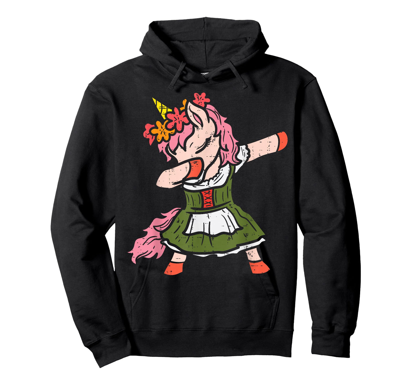 German Unicorn Dab Drindl Bavarian Oktoberfest Girls Kids T-Shirt