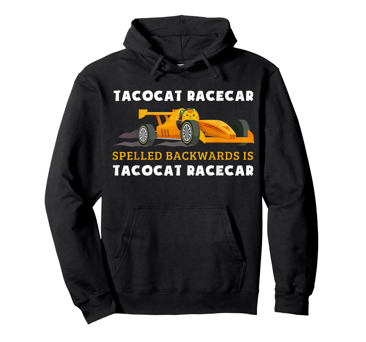 Tacocat Racecar Spelled Backwards Funny Taco Cat Lovers T-Shirt