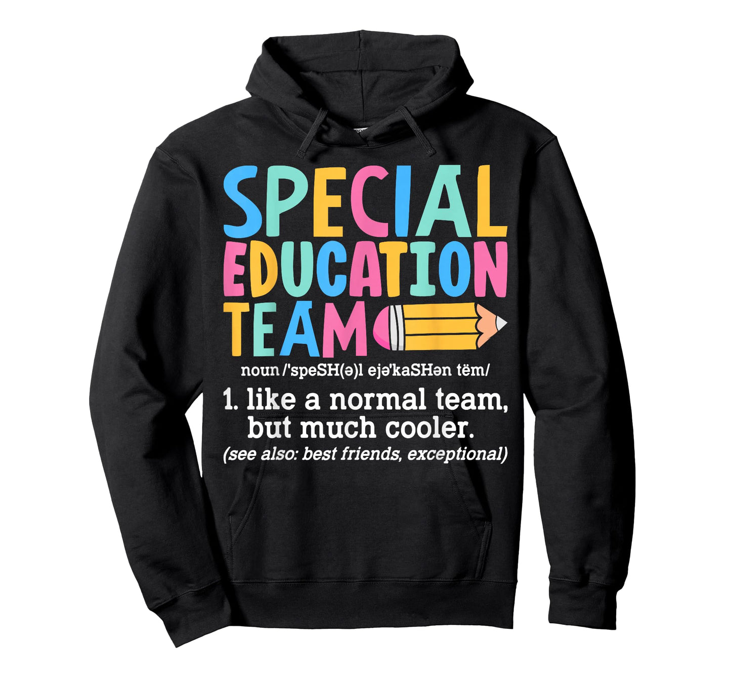 Special Education Team Definition Retro Ed Team Crew Teacher T-Shirt