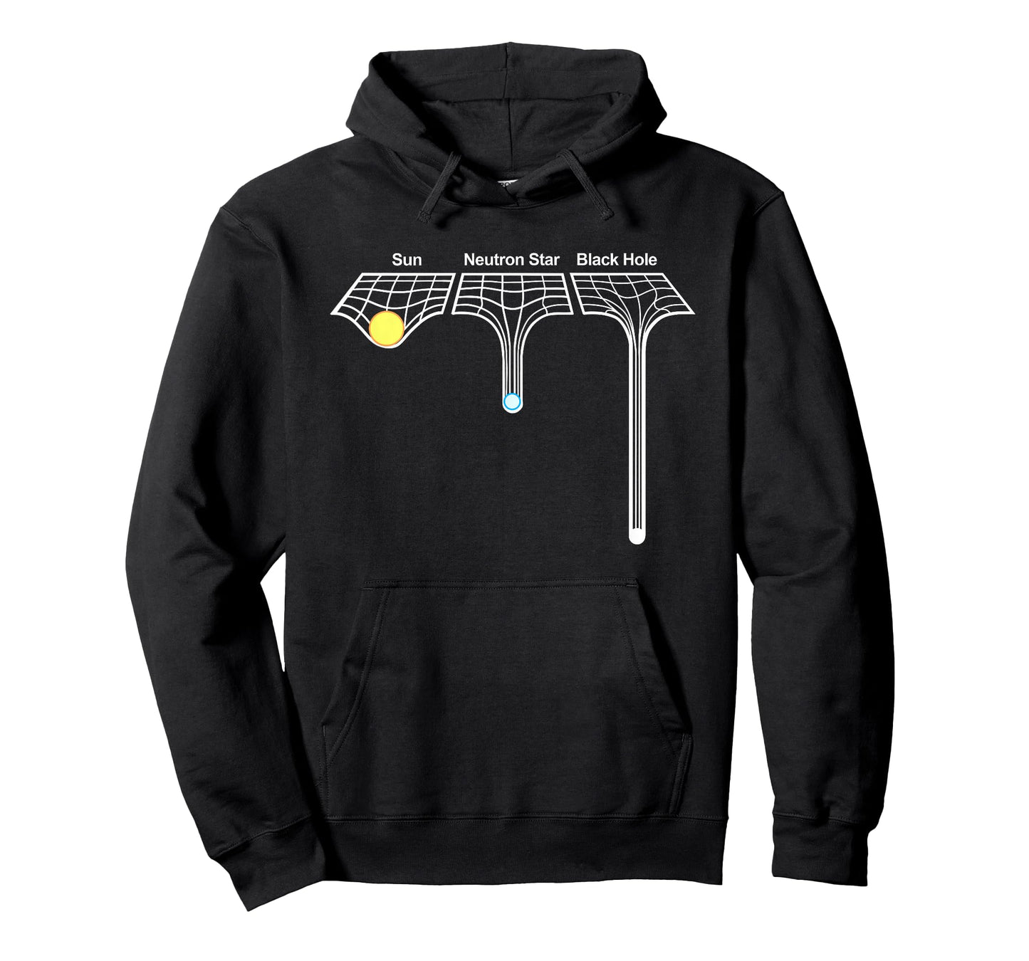 Astrophysics Sun Neutron Star and Black Hole T-Shirt