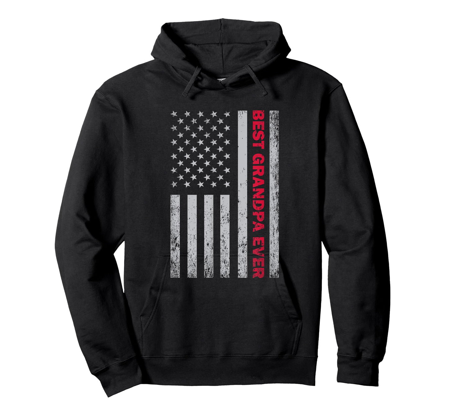 Best Grandpa Ever US American Flag T-Shirt