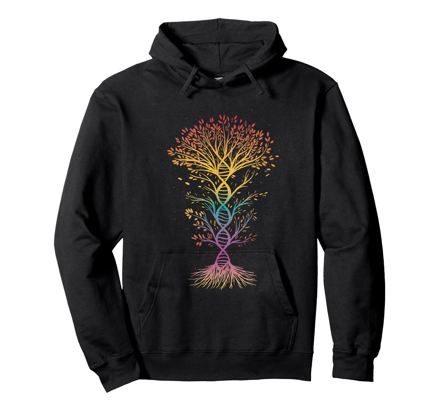 DNA Tree of Life Rainbow Science Nature Spirituality Trippy T-Shirt