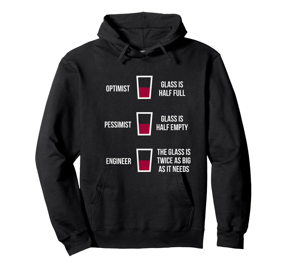 Engineer Glass Half Full: Funny Engineering Joke T-Shirt