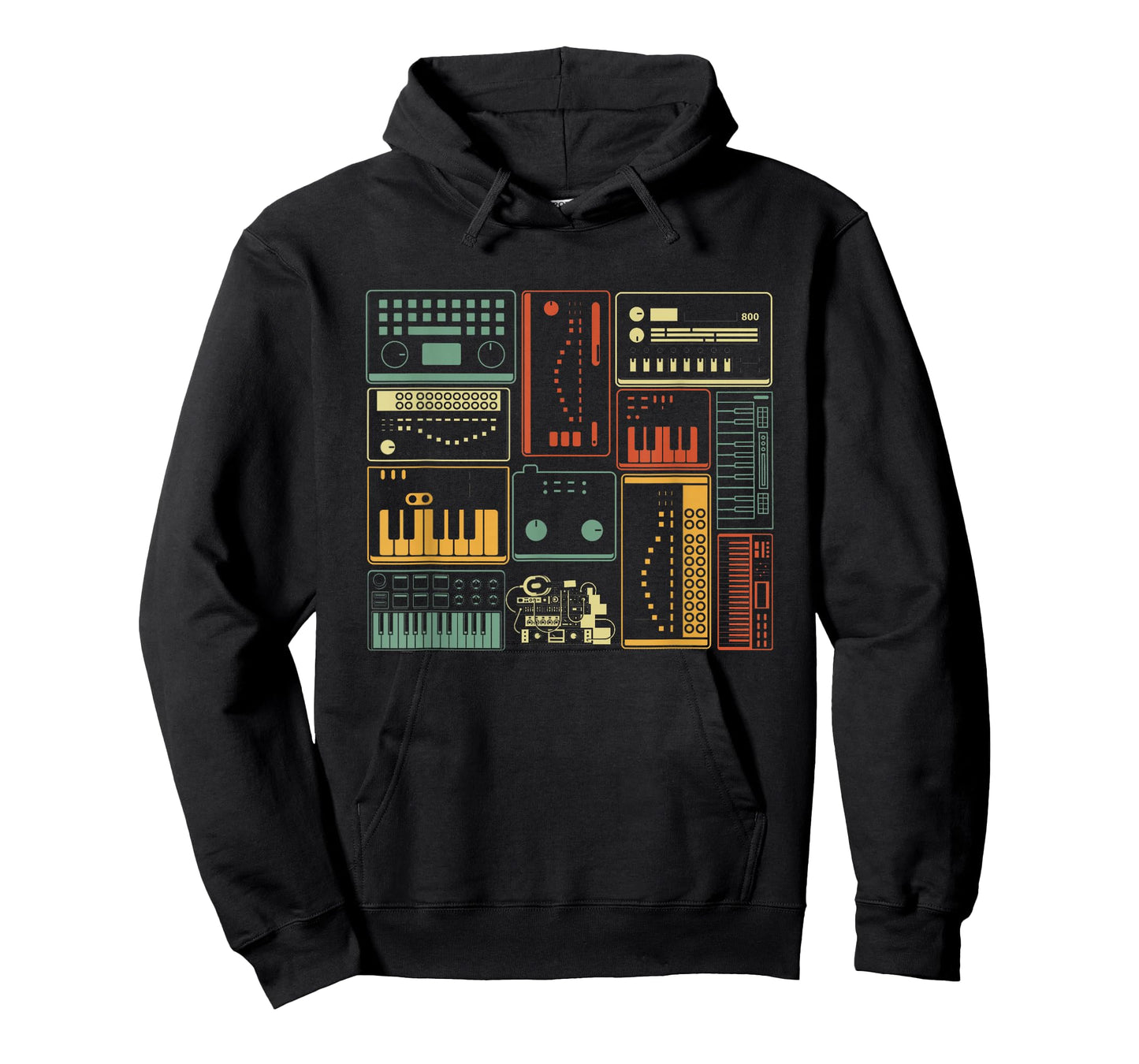 Analog Modular Synthesizer Music Producer Keyboard T-Shirt