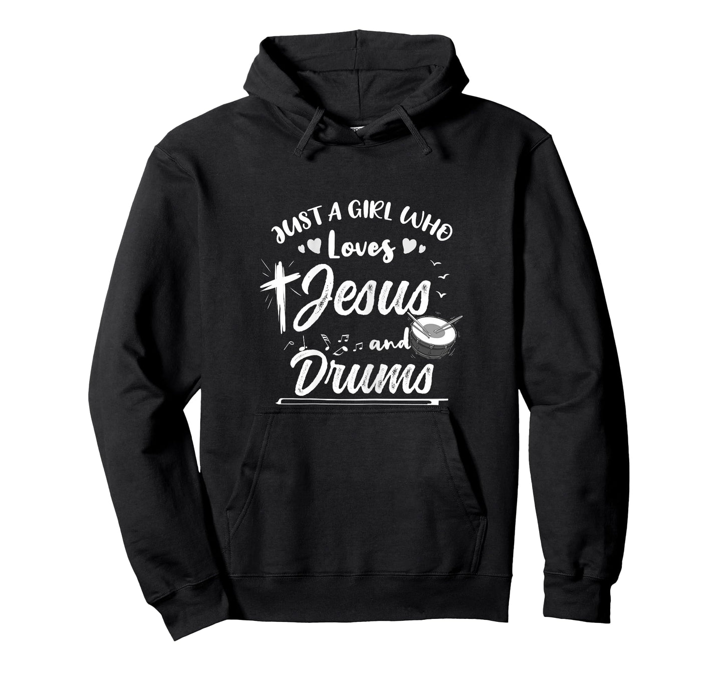 Just A Girl Who Loves Jesus And Drums T-Shirt