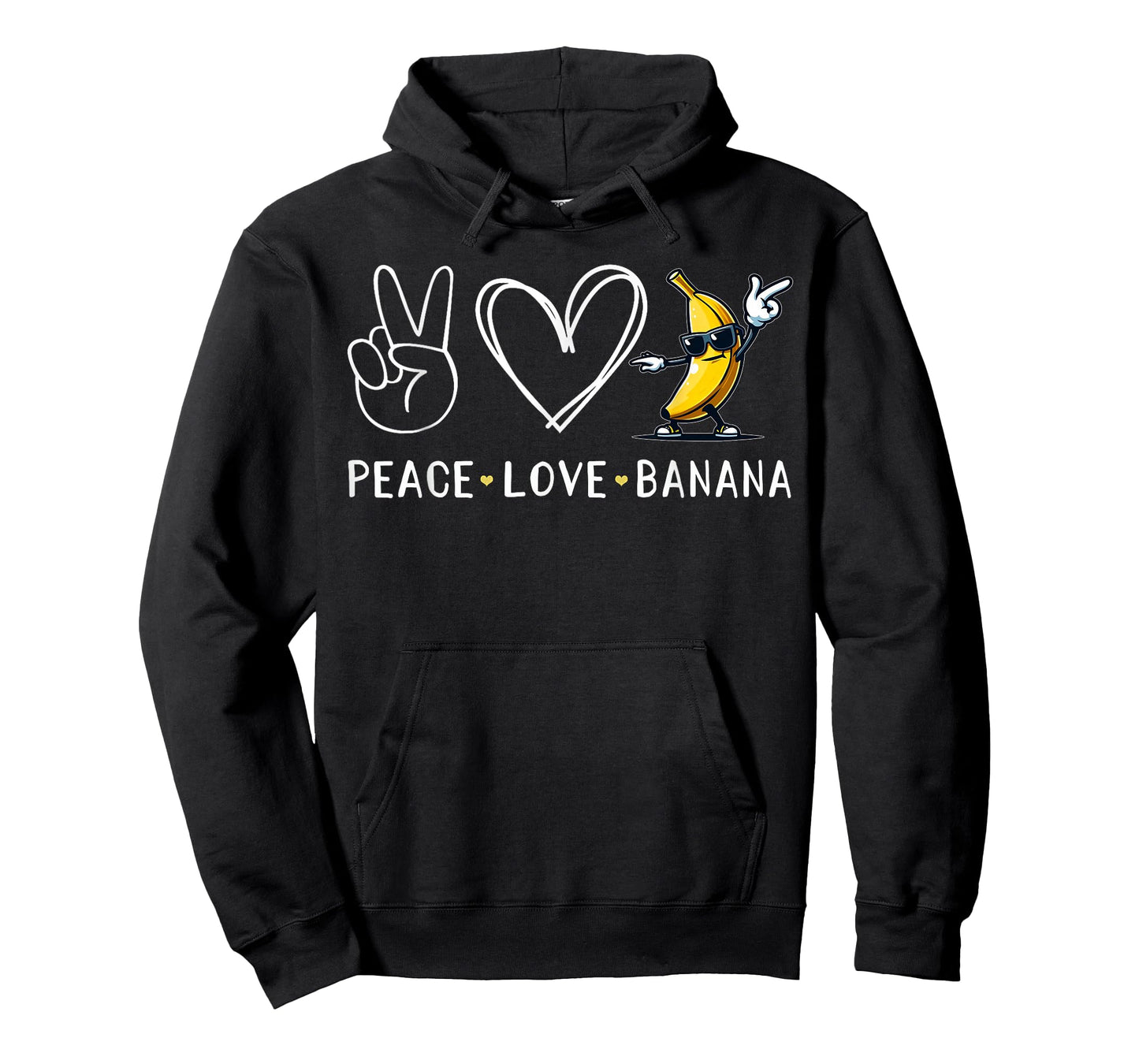 Funny Love Bananas Shirt Cute Banana Gifts Peace Love Banana T-Shirt
