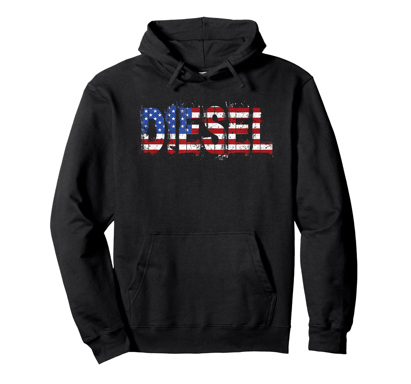 Diesel American Flag Truck Power Roll Coal Truckers T-Shirt