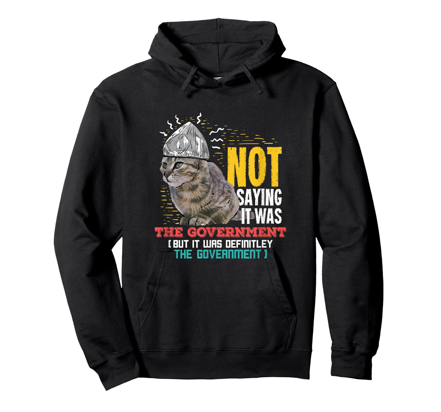 Funny Conspiracy Theory Gifts Classic Black Cat Funny Conspiracy Theor Gift For A Conspiracy Theorist T-Shirt