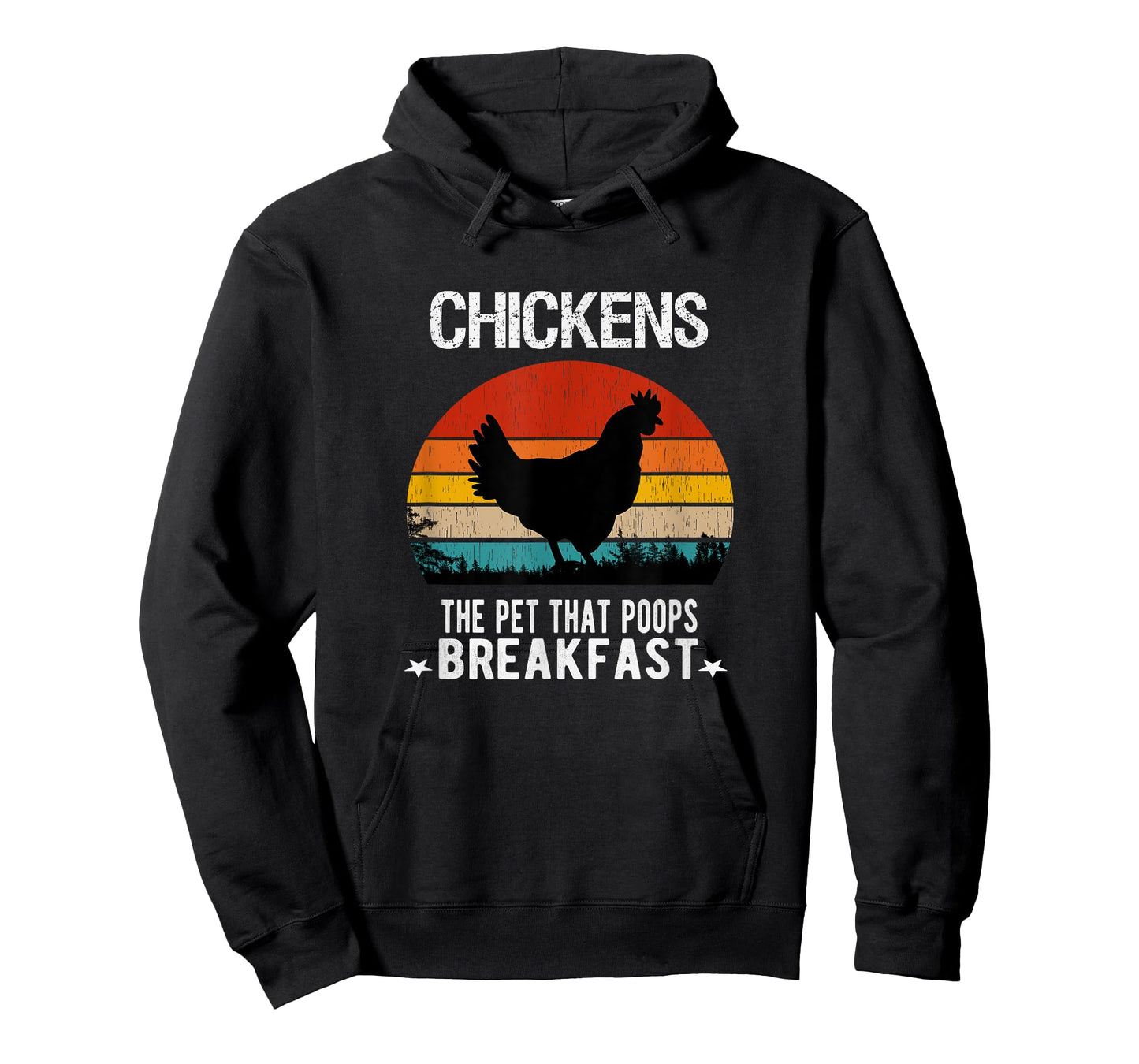 Chickens the pet that poops Breakfast Men Women Kids Farmers T-Shirt