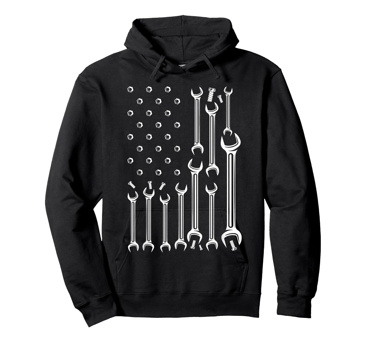 American Flag USA Mechanic Wrenches Tools Gift T-Shirt