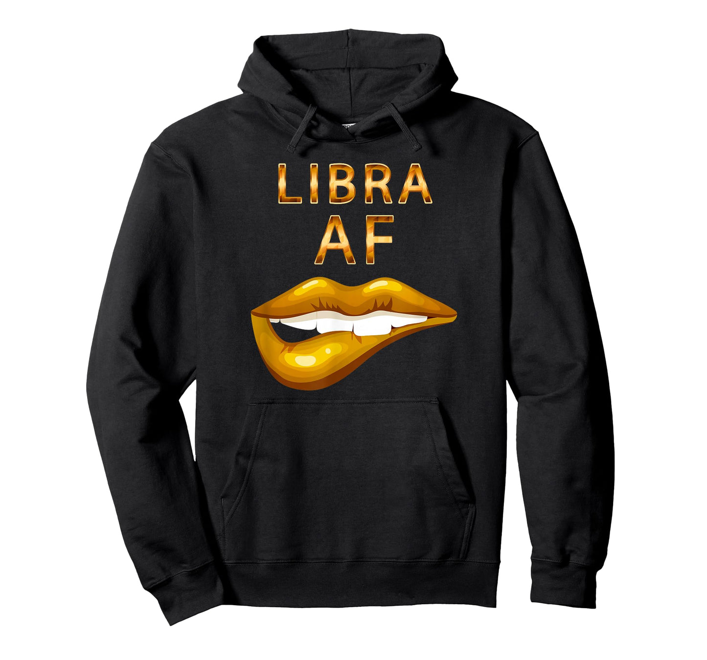 Libra Af Gold Sexy Lip Birthday Gift T-Shirt