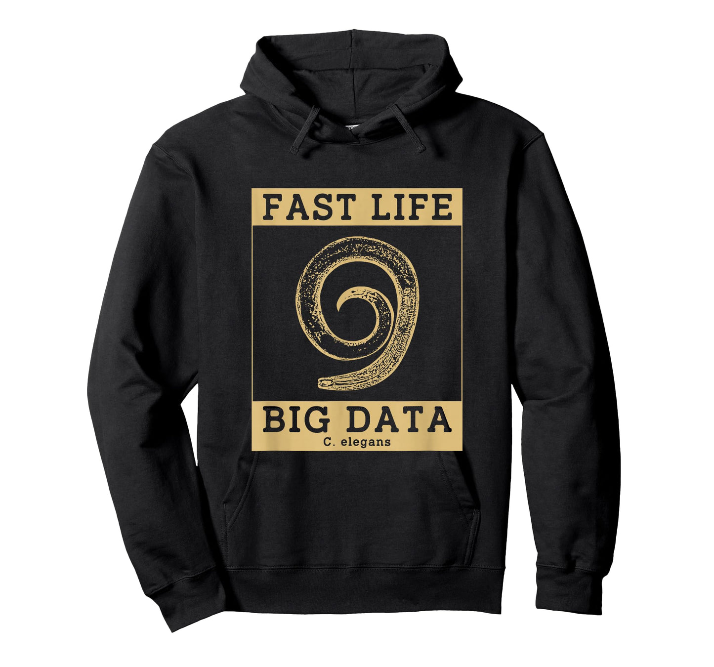 Fast Life Big Data Science Biology C Elegans T-Shirt