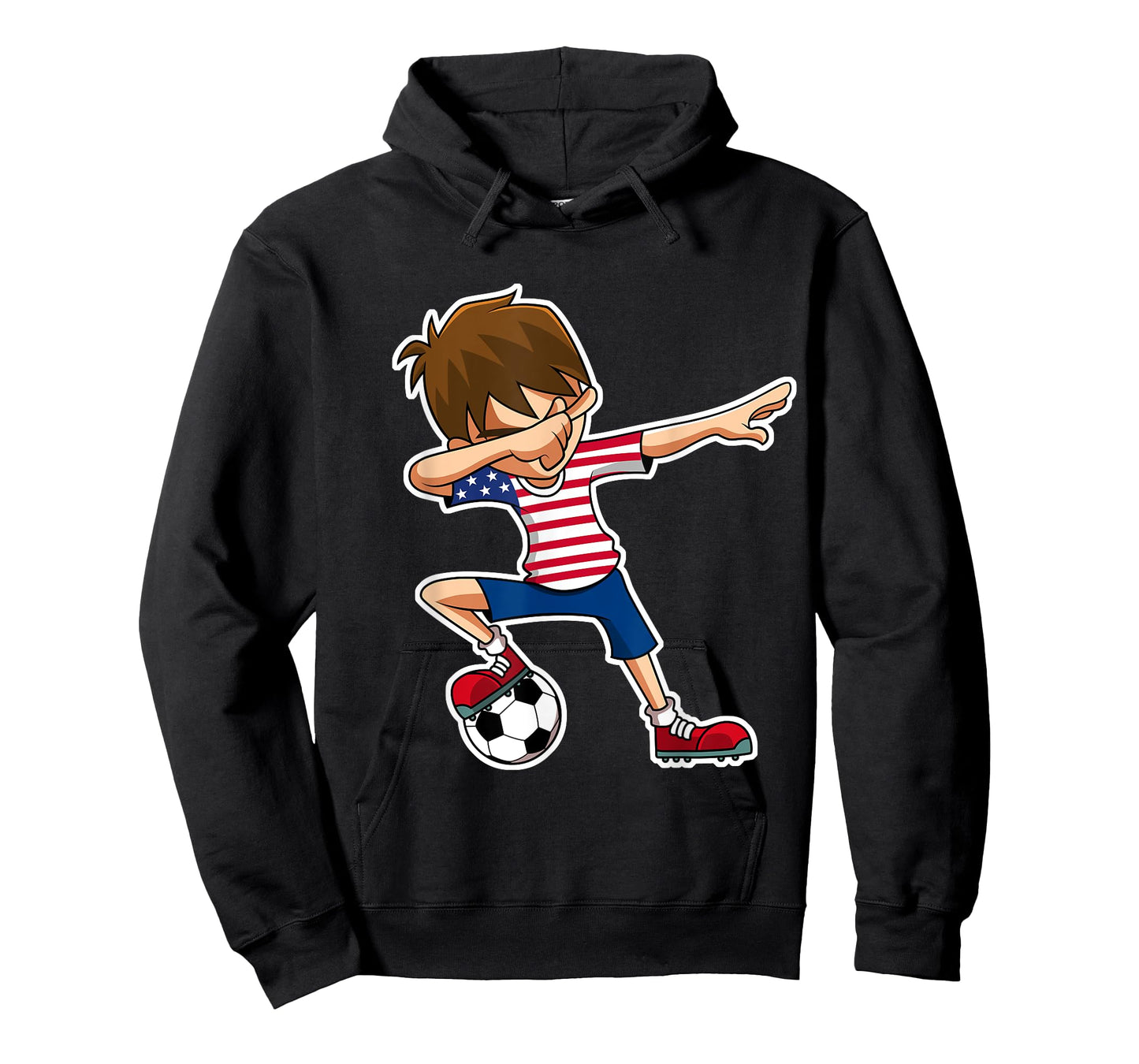 Dabbing Soccer Boy USA Shirt United States Boys Youth T-Shirt