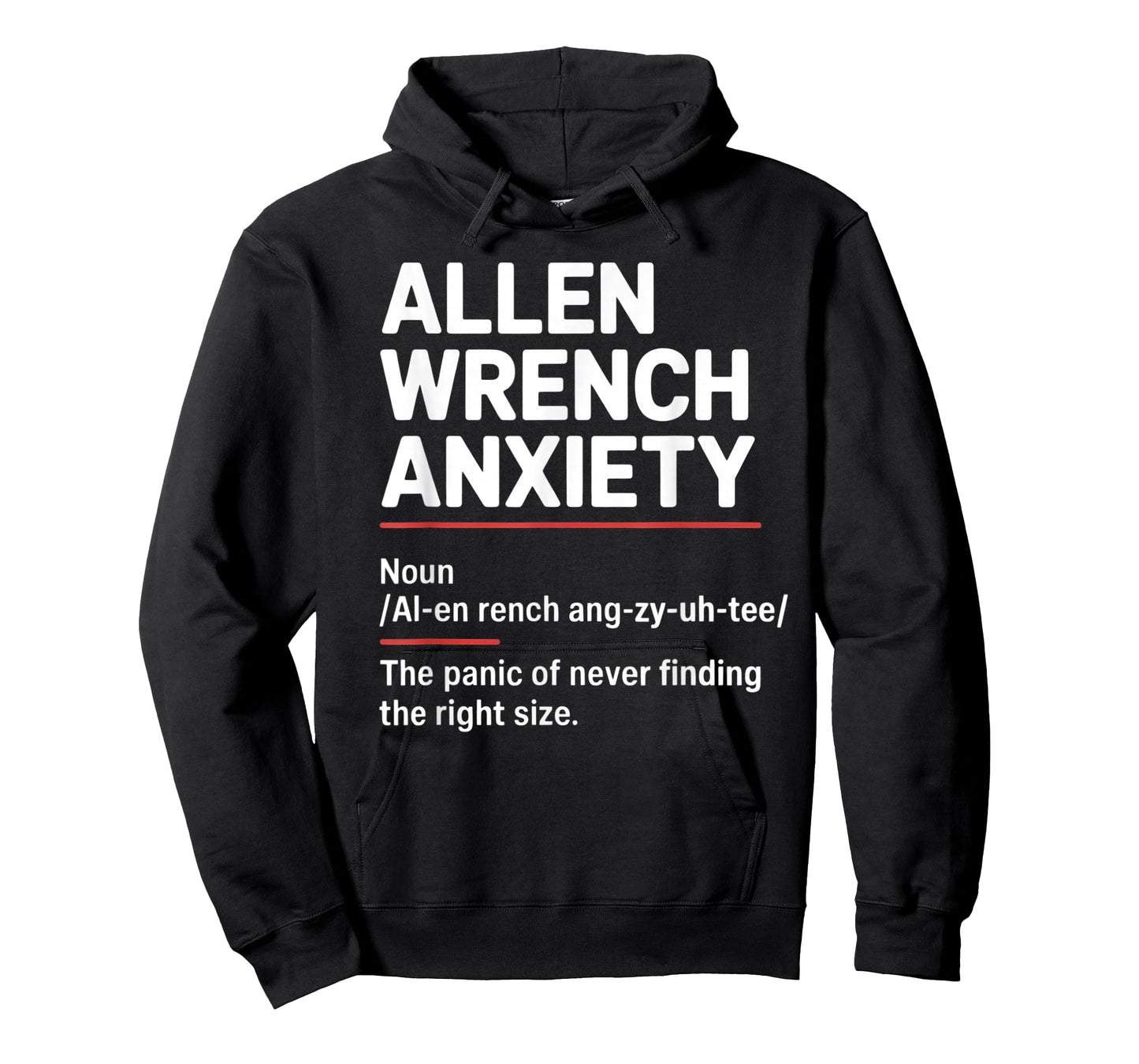 Cool Fixing Definition Toolbox Mechanic Allen Wrench Anxiety T-Shirt
