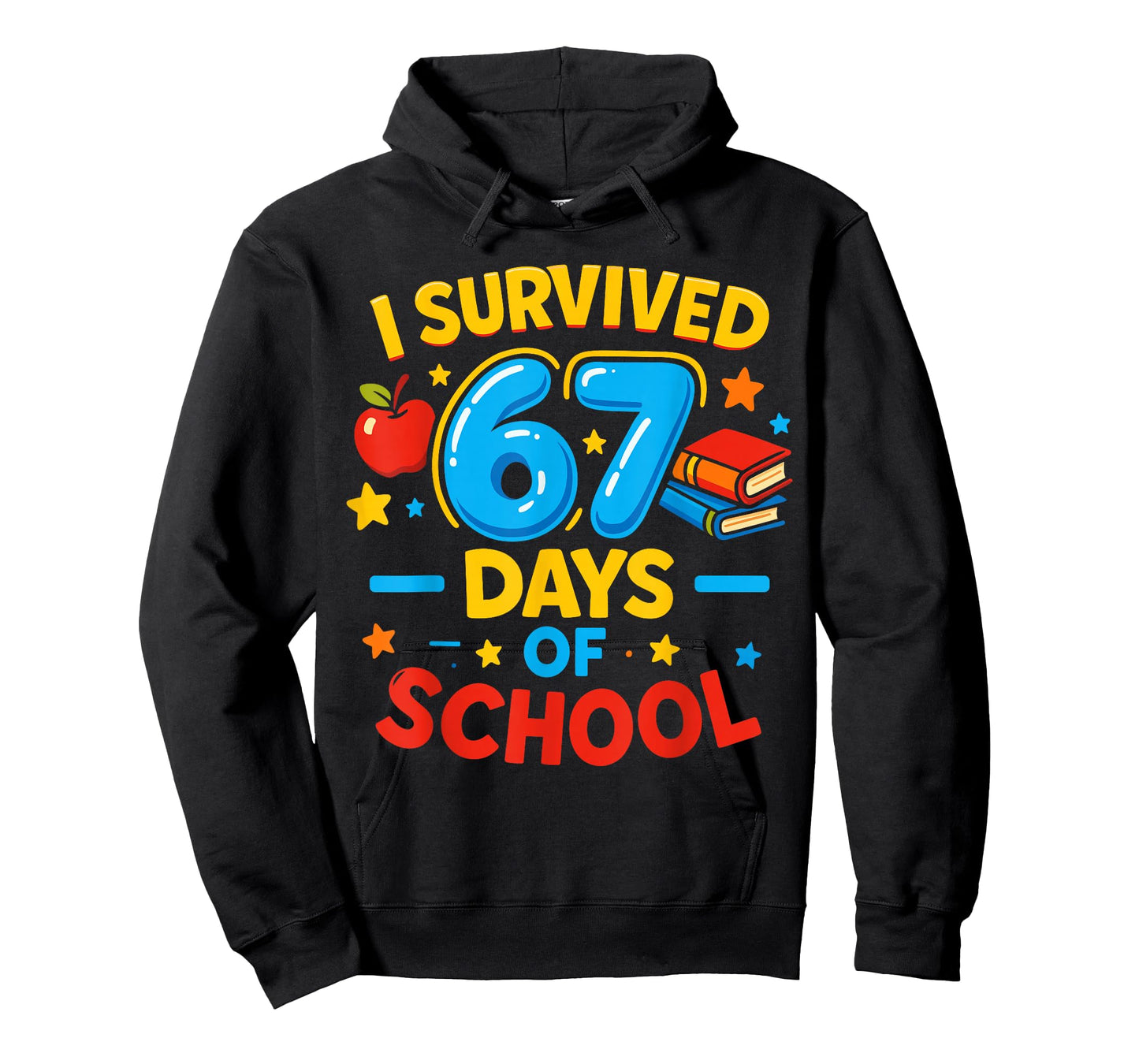I Survived 67 Days of School Six Seven Meme Teacher Student T-Shirt