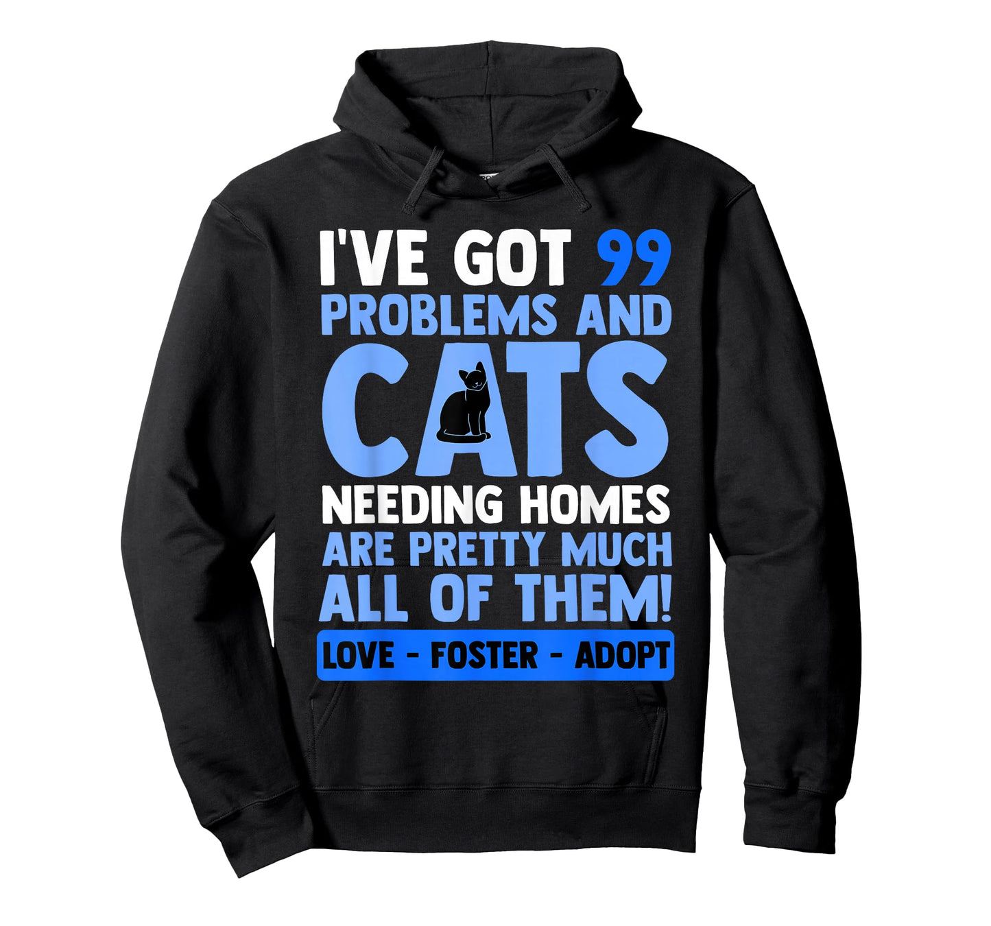 Love Foster Adopt Cat Adoption Quotes Animal Rescue Cat T-Shirt