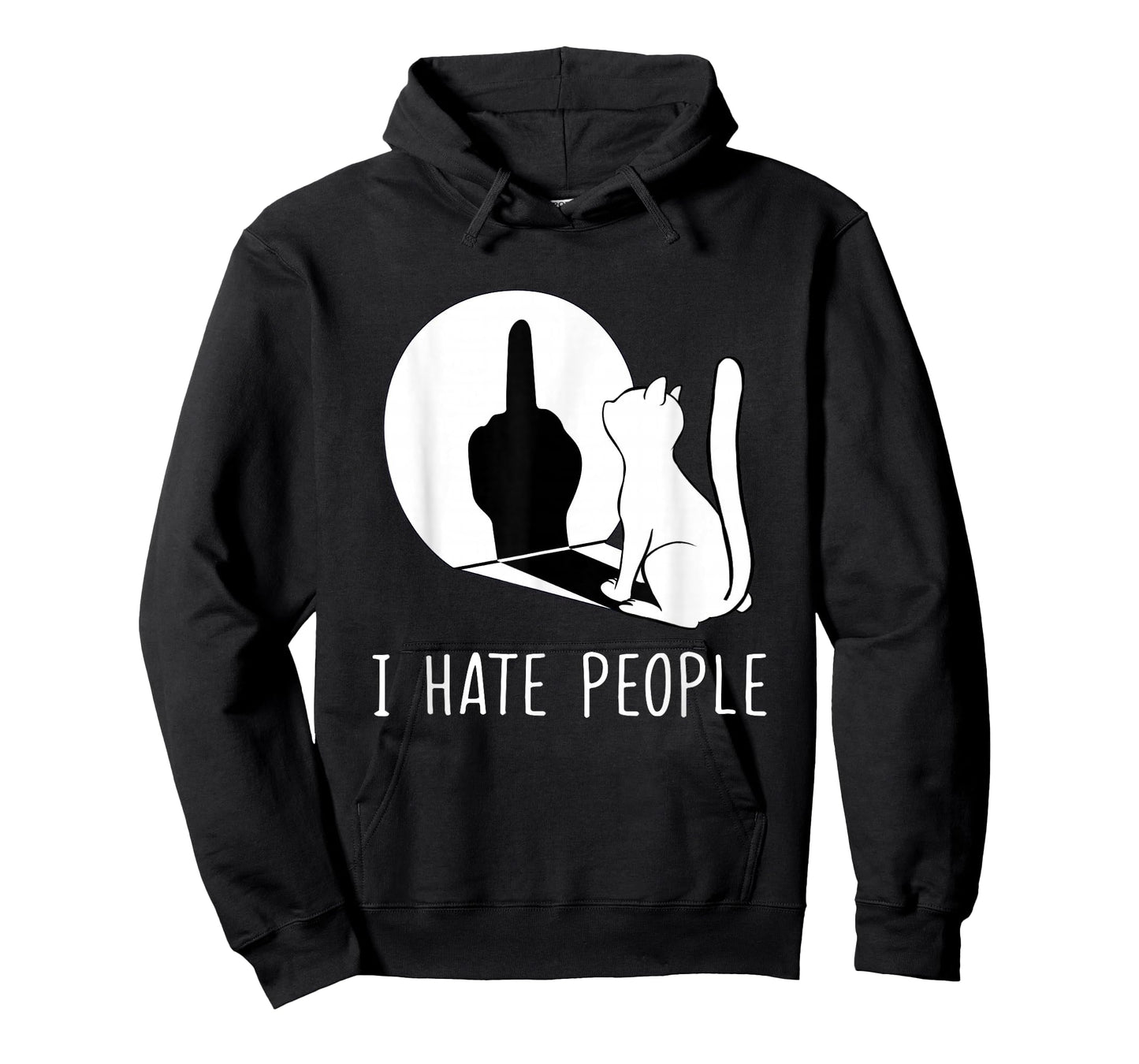 Grumpy Kitten Cats I Don't Like People Cat I Hate People Cat T-Shirt