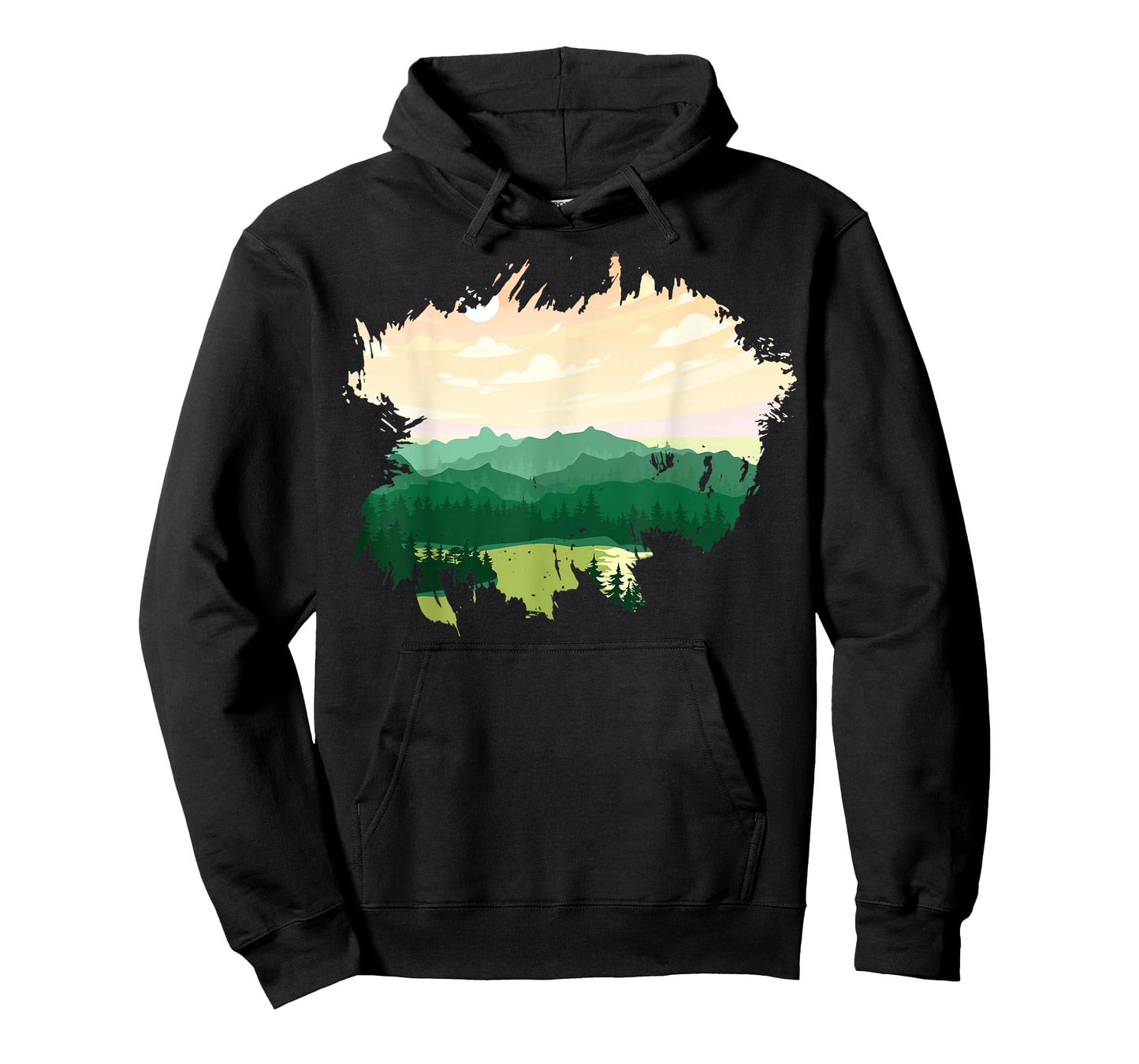 Timeless Mountain, Nature Trees and Forest T-Shirt