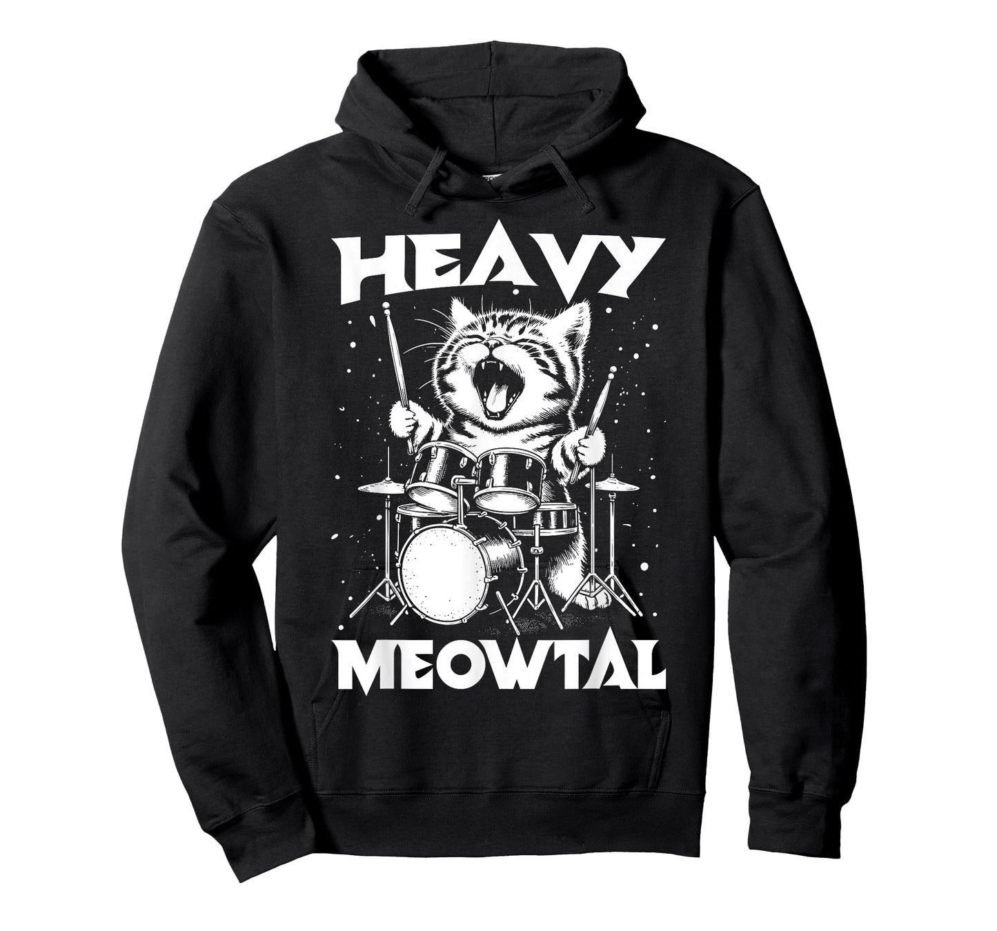Heavy Meowtal - Funny Cat & Heavy Metal T-Shirt